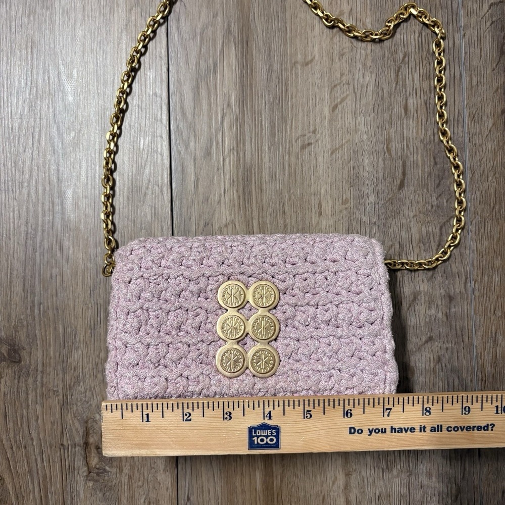 Kooreloo Amalfi Crochet Crossbody Purse Bag Cluth Chain Made In Greece MSRP $395 - Picture 13 of 16